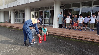 消防訓練をおこないました
