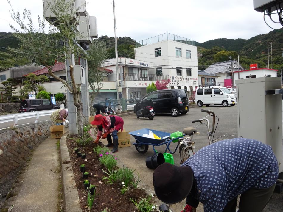 花壇整備