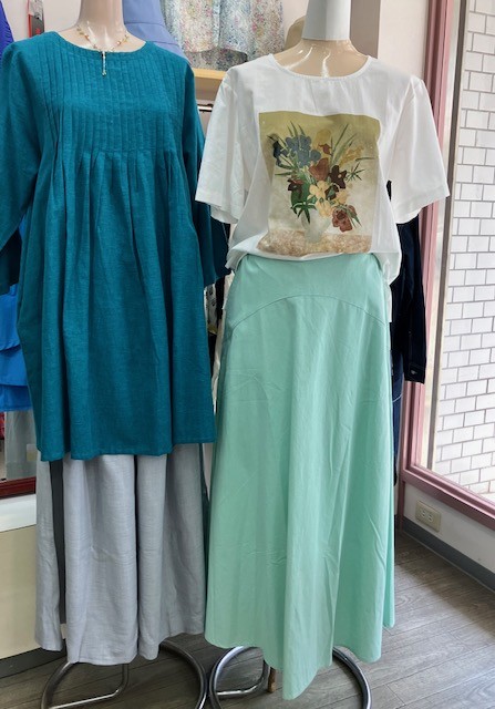 夏のうふふグリーンコーデ☆チャンプ