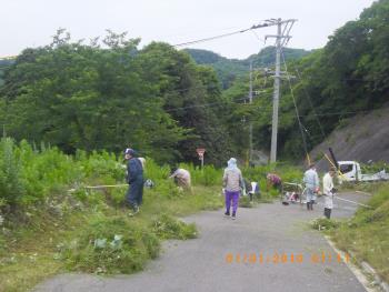 夕陽が丘草刈り