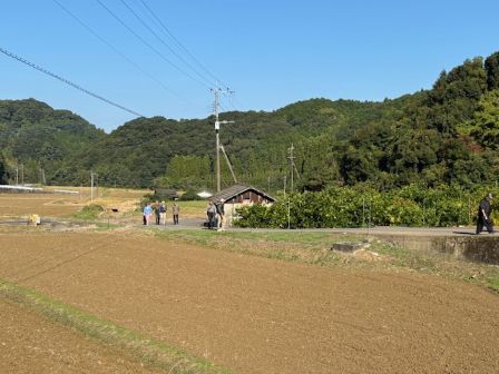 間もなく休憩所