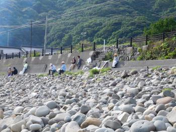 海の日浜掃除