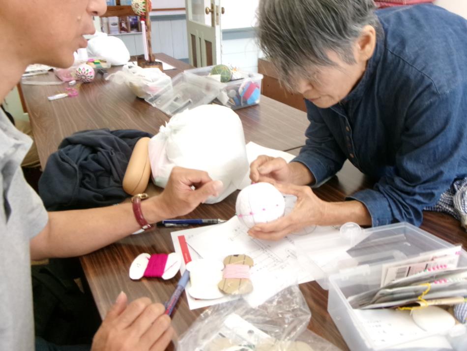 手まり教室です😊