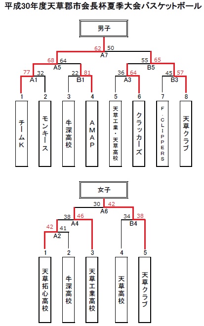 Ｈ30年　夏季会長杯結果