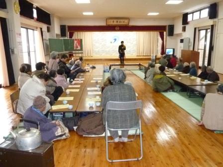 老人会会場の様子