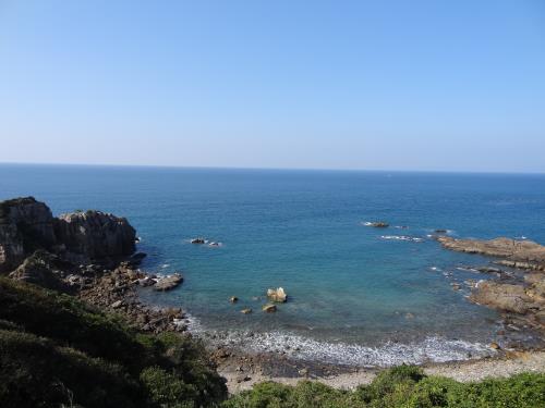 きかいが浦の地層と景観