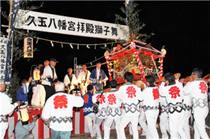 三社祭り　久玉八幡宮の神輿