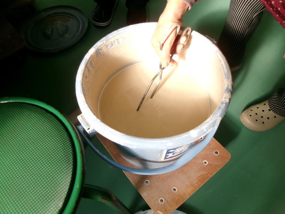 陶芸干支絵付け体験です❢😊