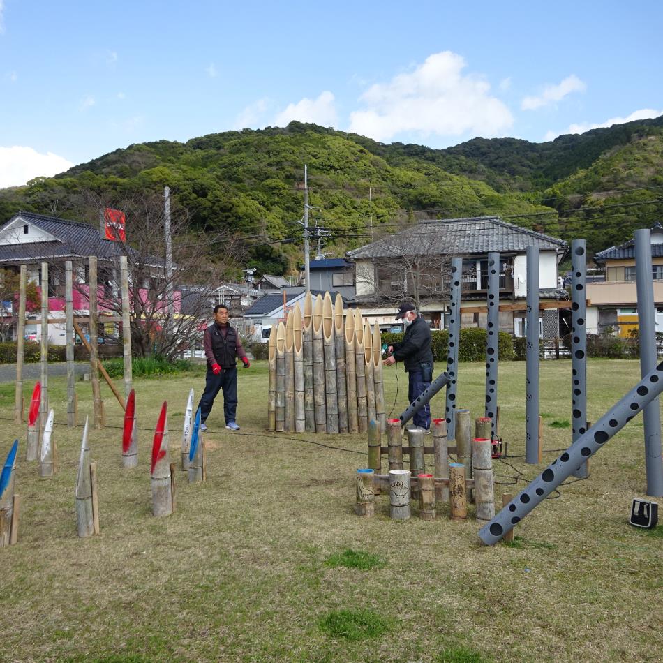 竹あかり・桜祭り