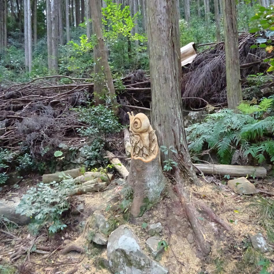 チェンソウアートができました