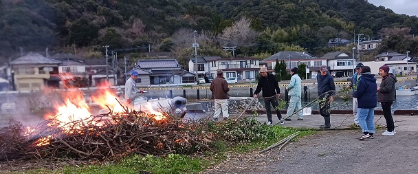 令和5年鬼火焼き