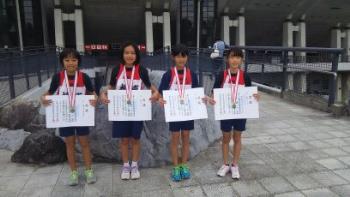 熊日学童オリンピック4年100m×4リレー決勝