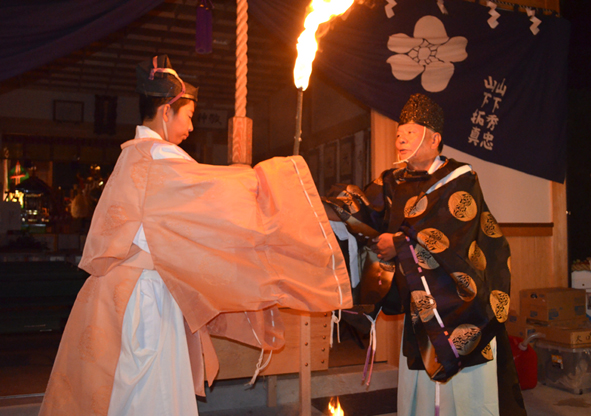 H24祭り 採火式