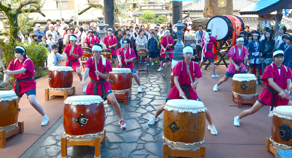 H24祭り 中学生太鼓