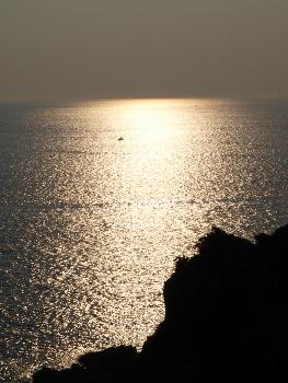 天草西海岸の夕陽