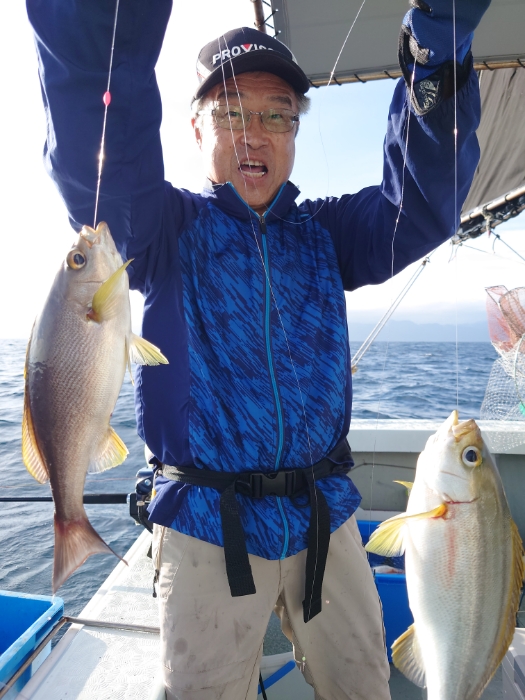 沖アミ五目釣り