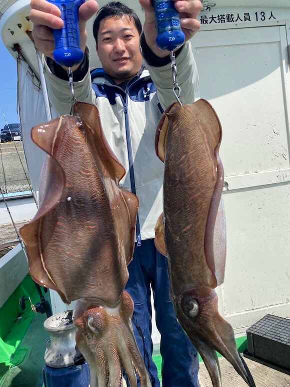 モンゴウイカ釣り