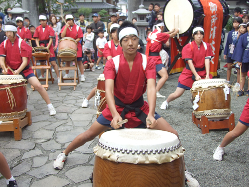 中学生太鼓