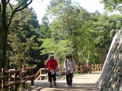 ウォークラリーの風景