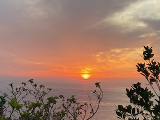 十三仏公園夕日