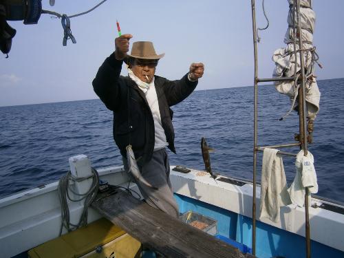 夜釣り、イサキ釣り