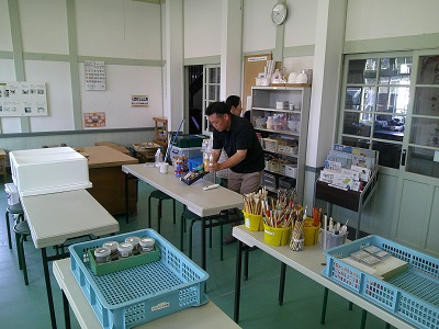 夏休み子ども伝統工芸等制作体験準備