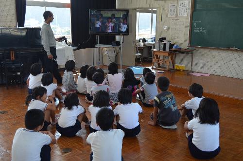 低学年合唱練習２