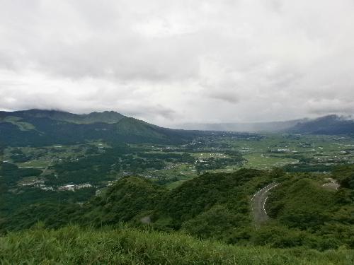 俵山展望台より