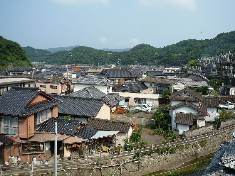 魚貫小2階から街中方向