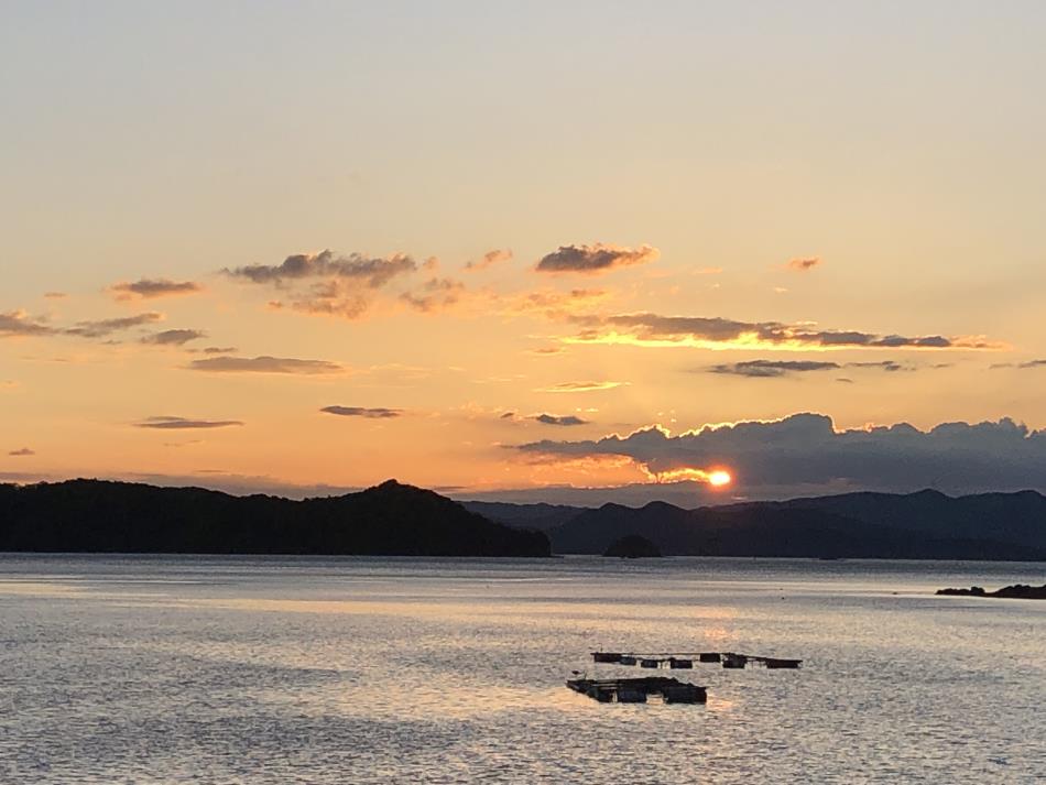 夕日
