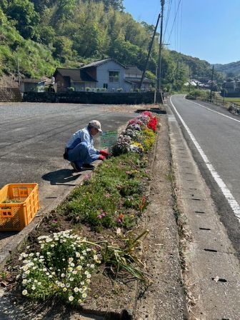 岡田さん花壇