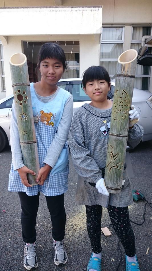 竹灯ろう教室