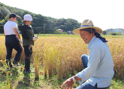 地域の方と小学生