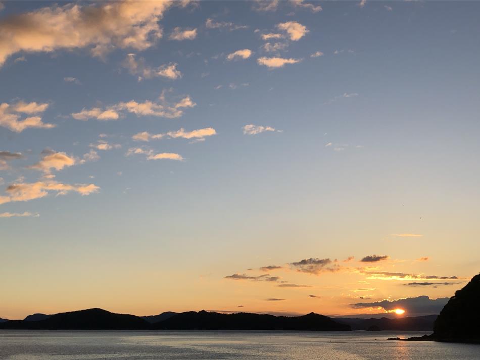 夕日
