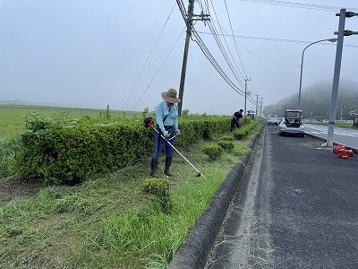 草払い④