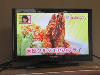 車エビフライ定食