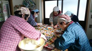 一人暮らし弁当配布②
