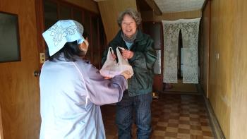 一人暮らし弁当配布②