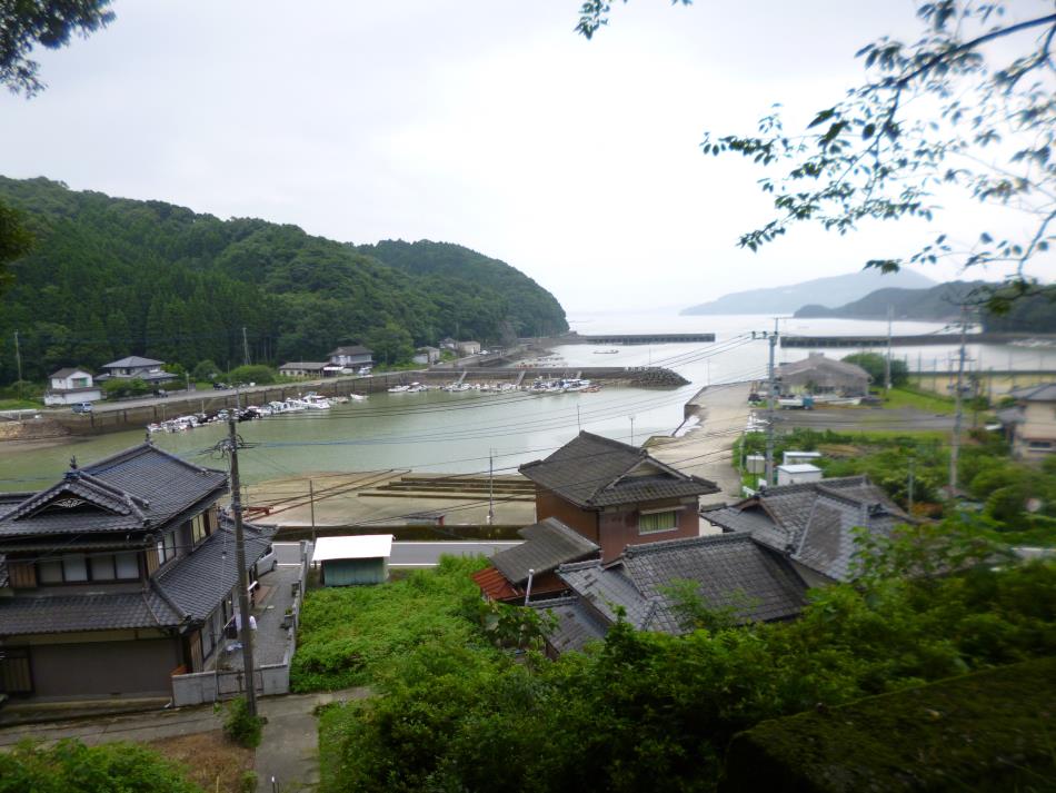 中田地区十五社宮からの風景