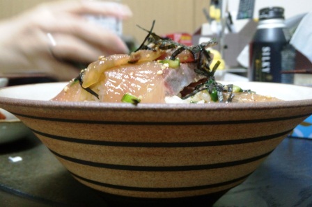 鰤の漬丼