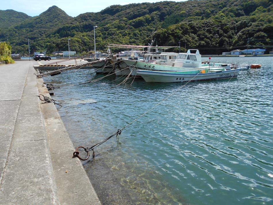 大浦の風景