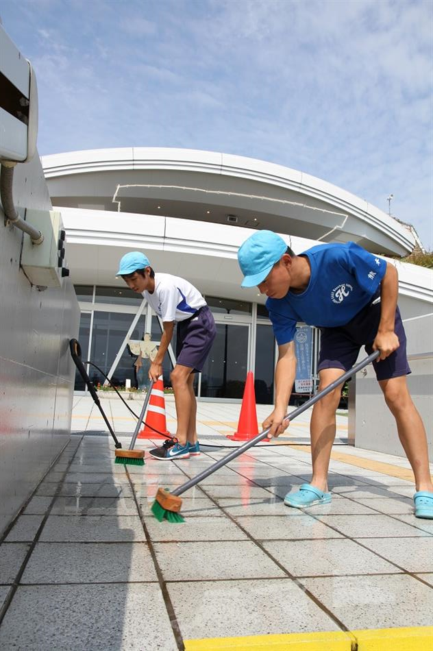 本渡東中学校職場体験　9