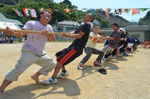 綱引き