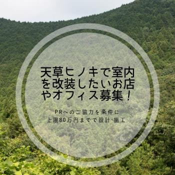 ヒノキによる室内改装募集