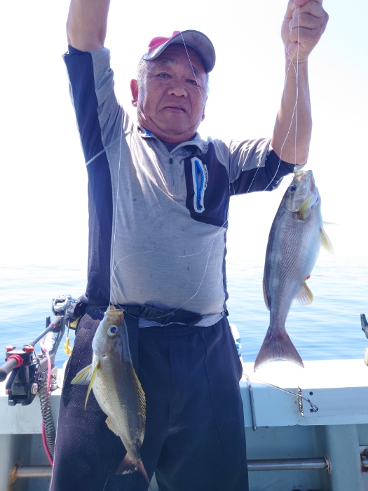 沖アミ五目釣り