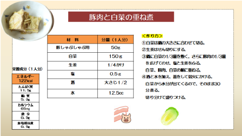 豚肉と白菜の重ね煮レシピ画像