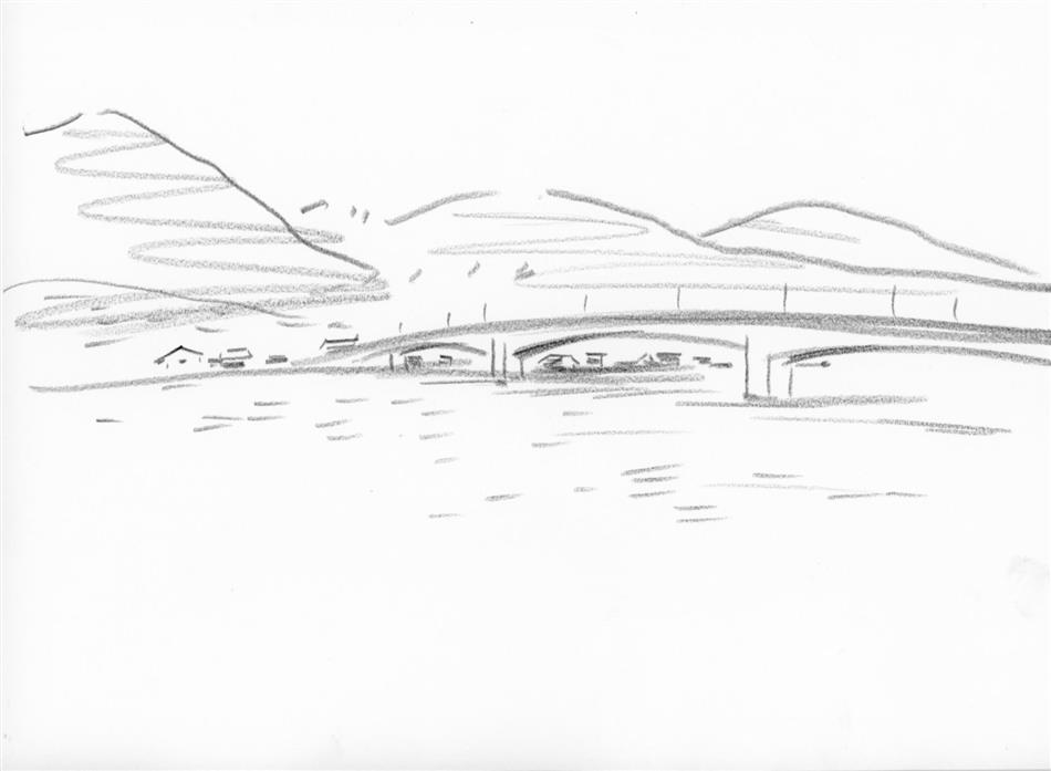 69位⑰　御所浦の橋（海上タクシーから）