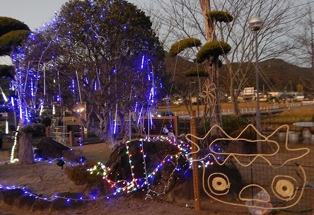 重延公園イルミネーション設置