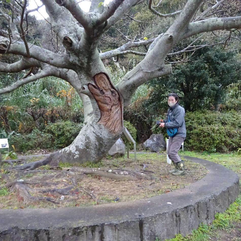 チェーンソーアート見学会