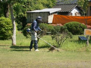 茂串公園の草刈り作業